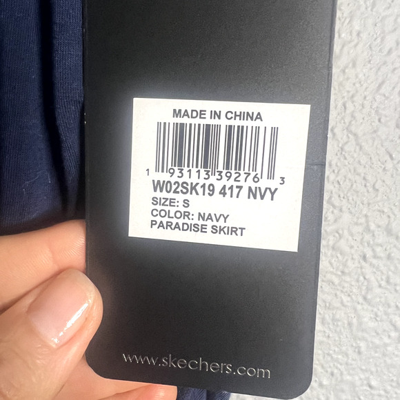 Skechers Women's Small Skechluxe Comfort Fit Knee Length Paradise Skirt NWT - Picture 3 of 11